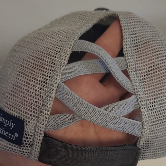 Simply Southern Gray and Gold Mama Hat - Picture 9 of 10